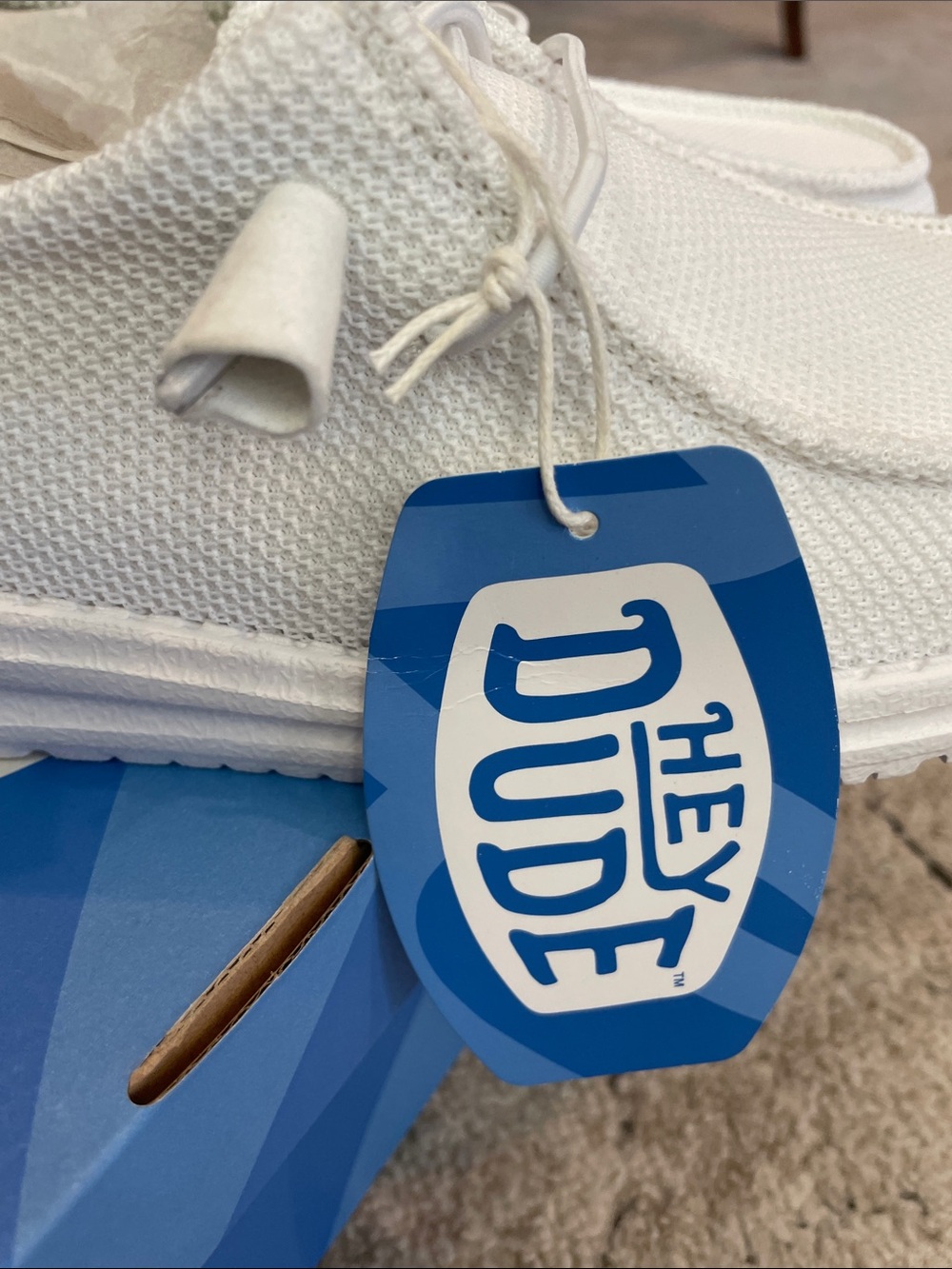 Hey Dude all White Slip-On Sneakers - Picture 2 of 14